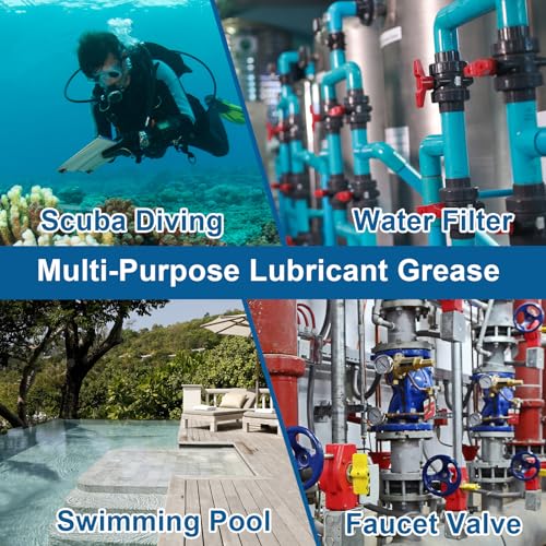 image for ZDBB Plumbers O Rings Silicon Grease Tube for Pool Lube Pumps & Filter