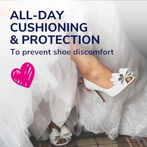 Dr. Scholl's Love Your Heels & Wedges 3/4 Length Insoles, All-Day Comfort for High Heeled Shoes, Relieve & Prevent Shoe Discomfort, Absorbs Shock, Arch Support, No-Show Discreet Insert, 1 Pair4