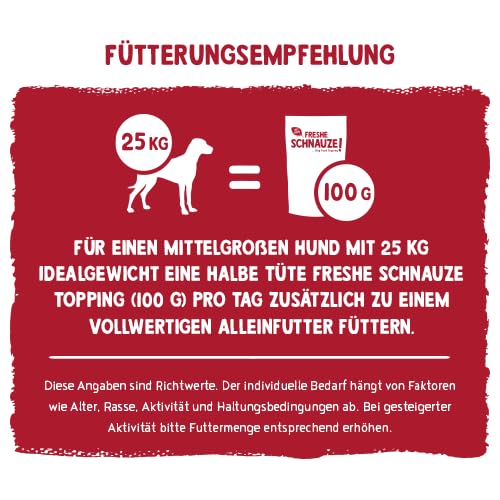Bosch Freshe Schnauze - Erdig rotes Ackergemüse 8 x 200 g | Topping für Hundefutter | Für Trockenfutter und Nassfutter geeignet | mit frischer Rote Bete, Karotten, Kartoffeln & Hagebutten