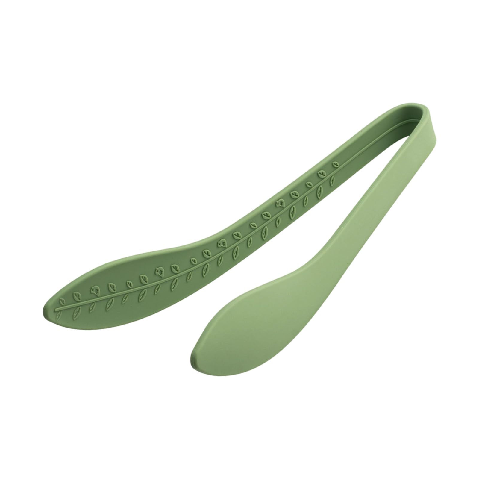 Tsophreniq Leaves Pattern Enhancing Silicone Food Tongs Provide Stability Withstands 230C High Heats Burn Kitchen Use Food Tongs