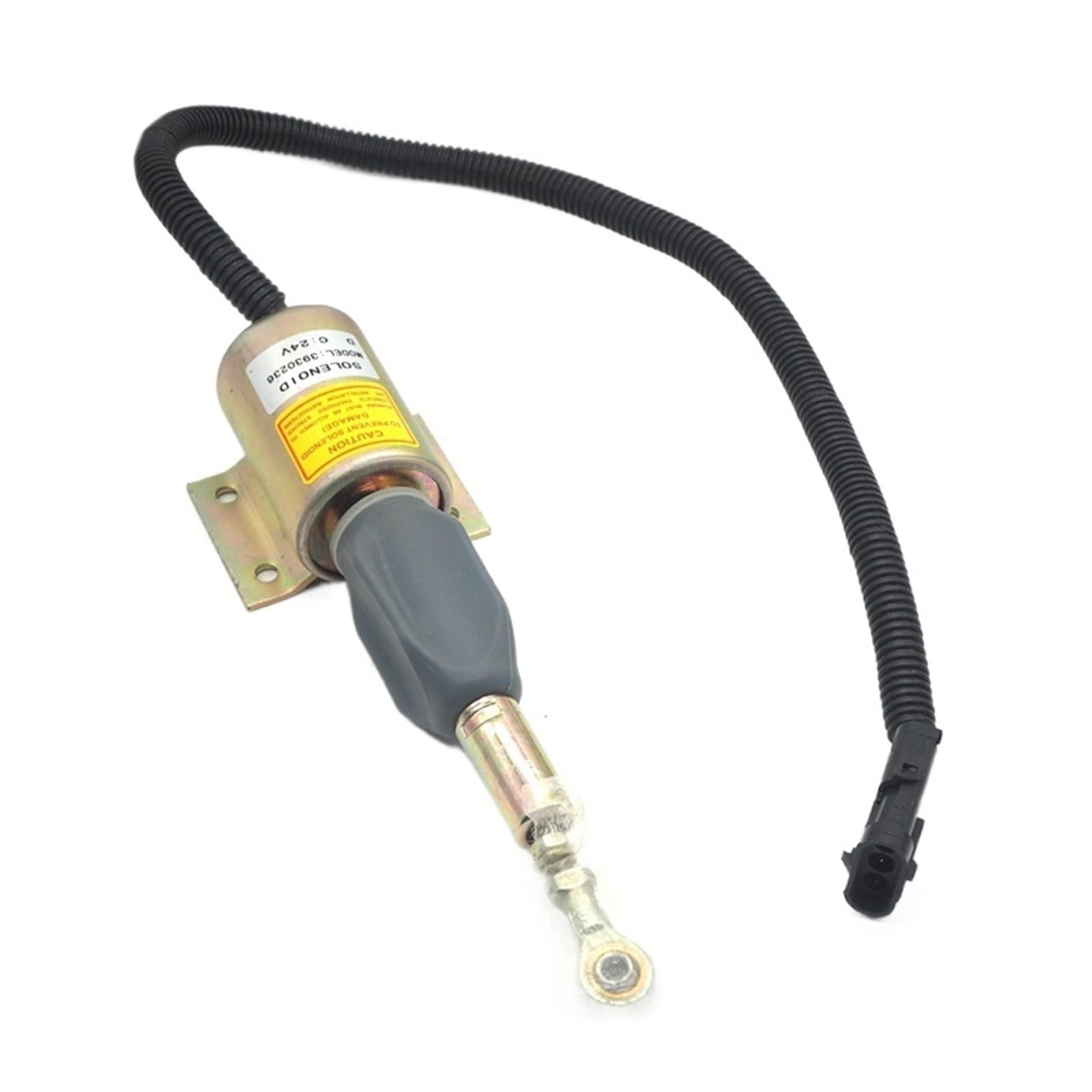 JNURGWLYH Stop Solenoid 3930235 SA4348-12 3930236 SA-4348-24 Generator Engine Fuel Shutoff Solenoid Valve 12v/24v(3930235 12v)