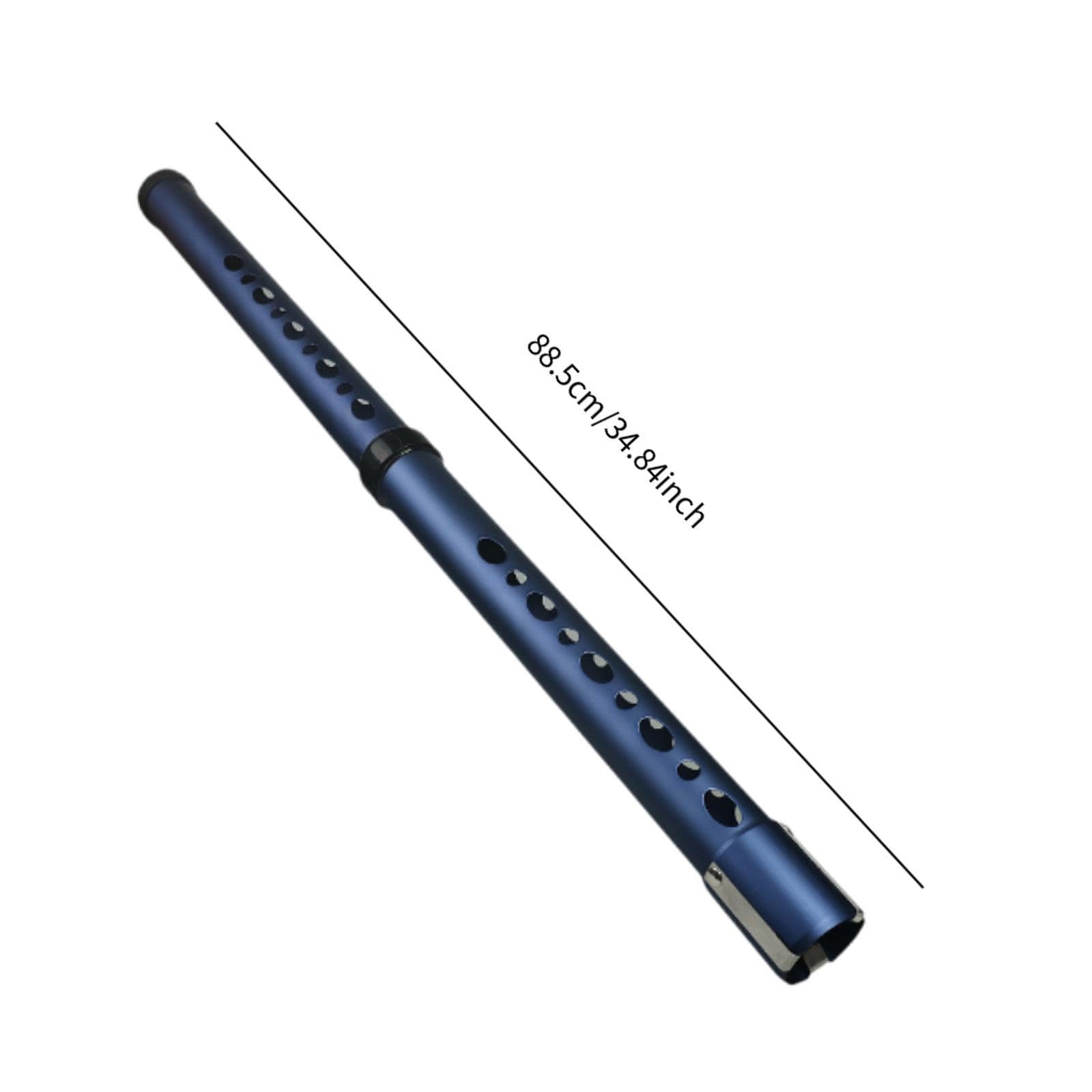 Golfball Sammler Golfball Pickup Rohr Golfball Sammelrohr Golfball Aufnahmeröhre Aluminiumlegierung Zerlegbar Kapazität für 21 Bälle für Golfer Männer, Blau