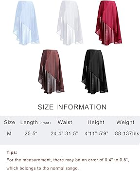 Amazon.com: Lovdaswi Women Ballet Wrap Skirt Ladies