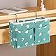 Colrid Nachttisch Aufbewahrungstasche, Bett Organizer Bett Tasche, Betttaschen Multifunktionale, Segeltuch, mit Haken, für Tablets, Bücher, Zeitschriften, Fernbedienungen, Handys, Brillen, Snacks