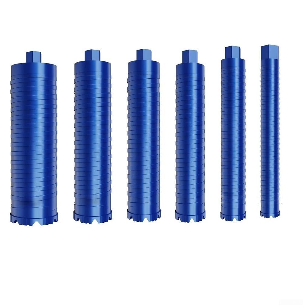 Foret à béton 370 mm avec filetage M22 pour perçage à sec et humide, compatible avec divers dispositifs de forage pour la construction (51 mm)