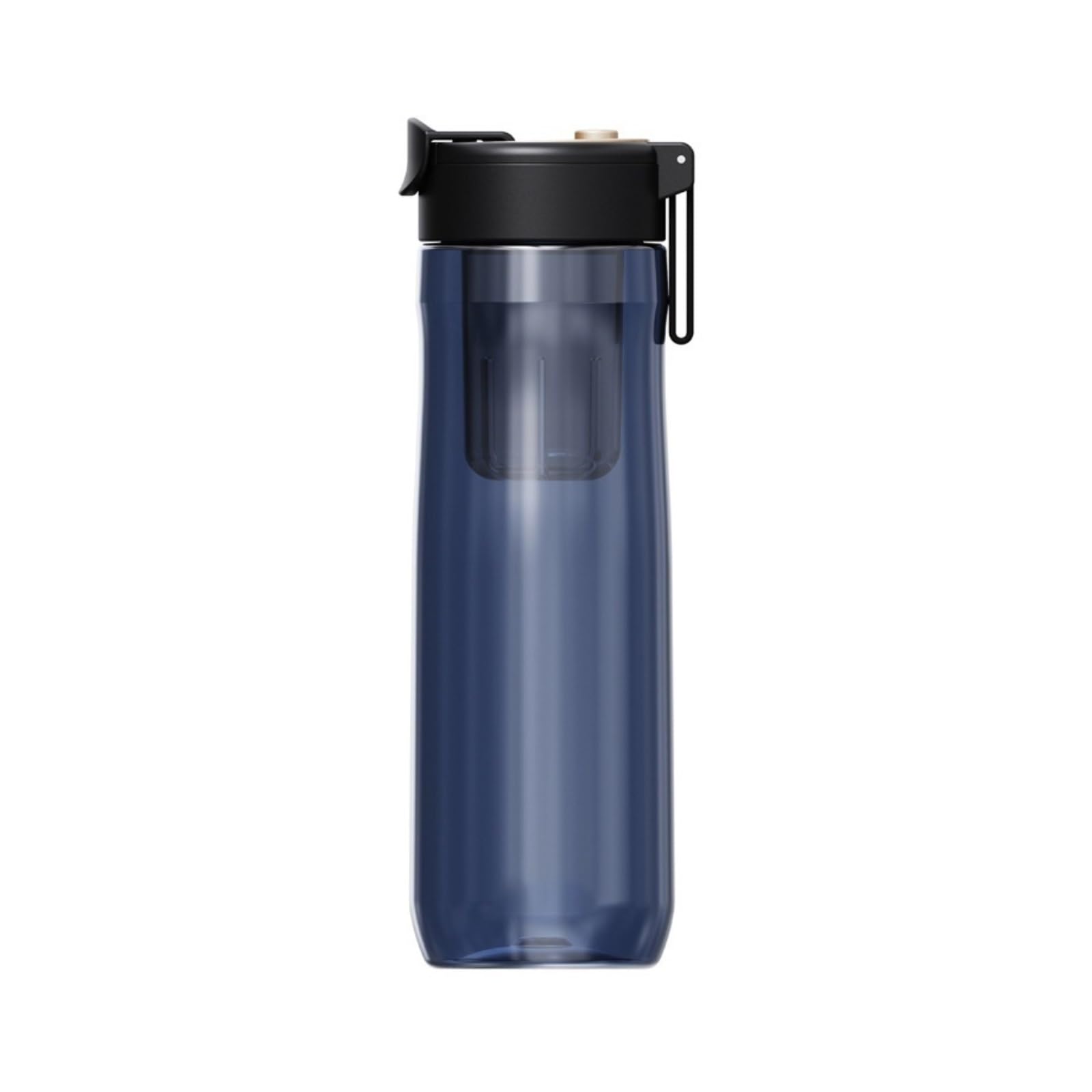 Borraccia Bottiglie d'Acqua Bottiglie d'Acqua Isolate da Viaggio Sfera Magica Tazza da tè Magnetica T Tazza d'Acqua Sportiva in plastica di Grande capacità(Blue,7.5 * 8.8 * 24CM(800ML)_1)