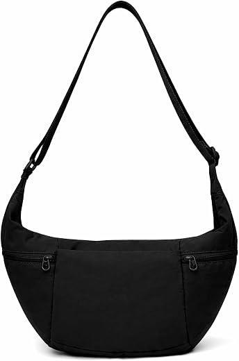 Prplet Sling Bag for Woman and Men – Stylish Nylon Crossbody Shoulder Bag with Adjustable Strap for Travel, Work &amp; Shopping