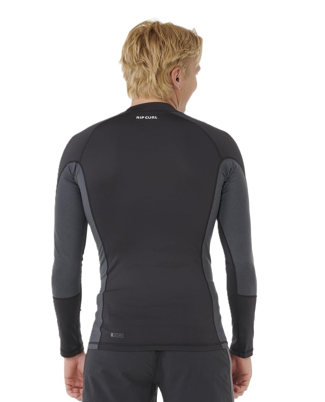 Rip Curl 2026 Uomo Waves Perf Canotta in A Maniche Lunghe 16FMRV - Black