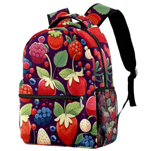 Sac à dos imprimé baies pour enfants grand volume contre le désordre