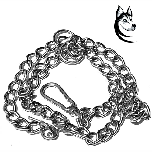 Pure Source India Metal Dog Chain Leash Silver Heavy Weight Duty Dog Chain with Heavy Hook for All Breeds Dogs (65 INCH) (1 KG) (B0D2QZRT8Y) Amazon Price History, Amazon Price Tracker