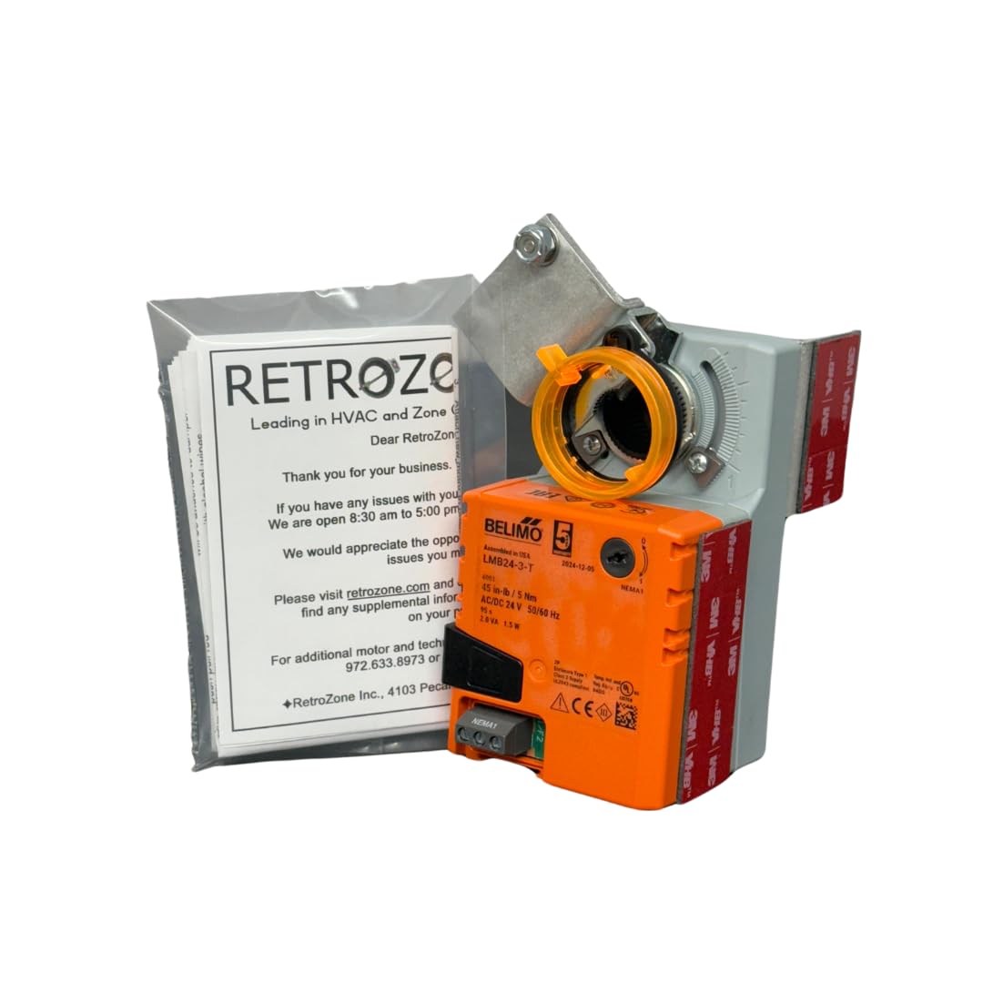 Belimo Trol-A-Temp MSTN EWC Man Damper Motor Upgrade Kit - Easy Installation, Long-Lasting Performance - Normally Same Day Ship (Kit 3)