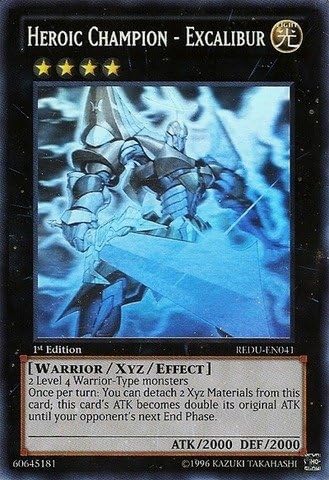 Yu-Gi-Oh! - Heroic Champion - Excalibur (REDU-EN041) - Return of The Duelist - 1st Edition - Ghost Rare