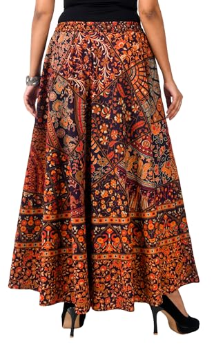 Image of Premium Cotton Skirt for Women with Pocket, Free Size