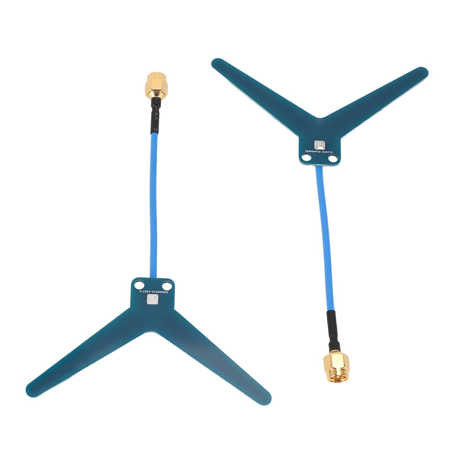 BTSEURY 2pcs Y1240 FPV Antennae, 1.2GHz 1.3GHz 3dBi Dipole FPV Antennae for RC Drone Goggles Display Transmitter VTX Receiver, 3dBi Dipole Antennae