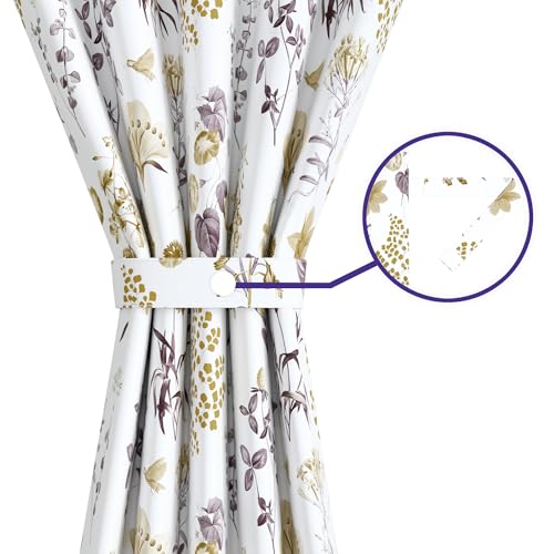 Image of Wakefit Printed Blackout Long Door Curtains 9 Feet | Set of 2 | Upto 99% Room Darkening | Double Layered Fabric | Thermal Insulated & Noise Reducing Curtains for Living Room| Earth Beige