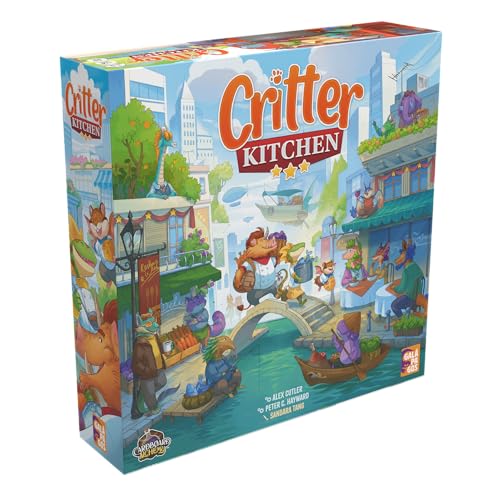 Galápagos,Critter Kitchen,Jogo de tabuleiro,Para família,Idade +12,1-5 jogadores,Partidas de até 60min,Asmodee