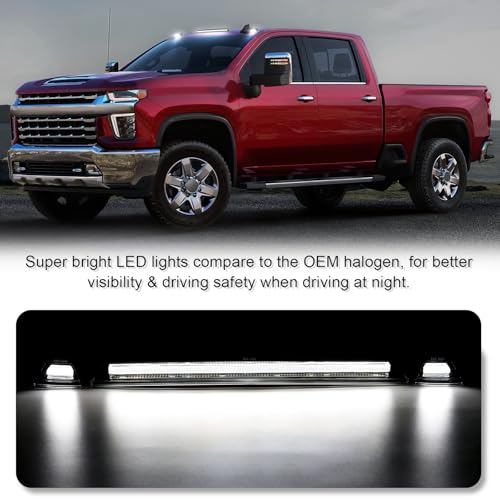 Lámparas LED para techo cabina Silverado Sierra 2020-2025 miniatura 2