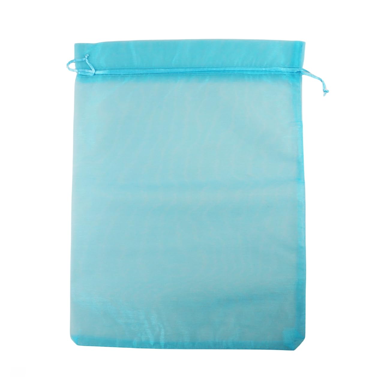 Bolsas de organza grandes turquesas 8x12 para proteger joyas y evitar enredos B231