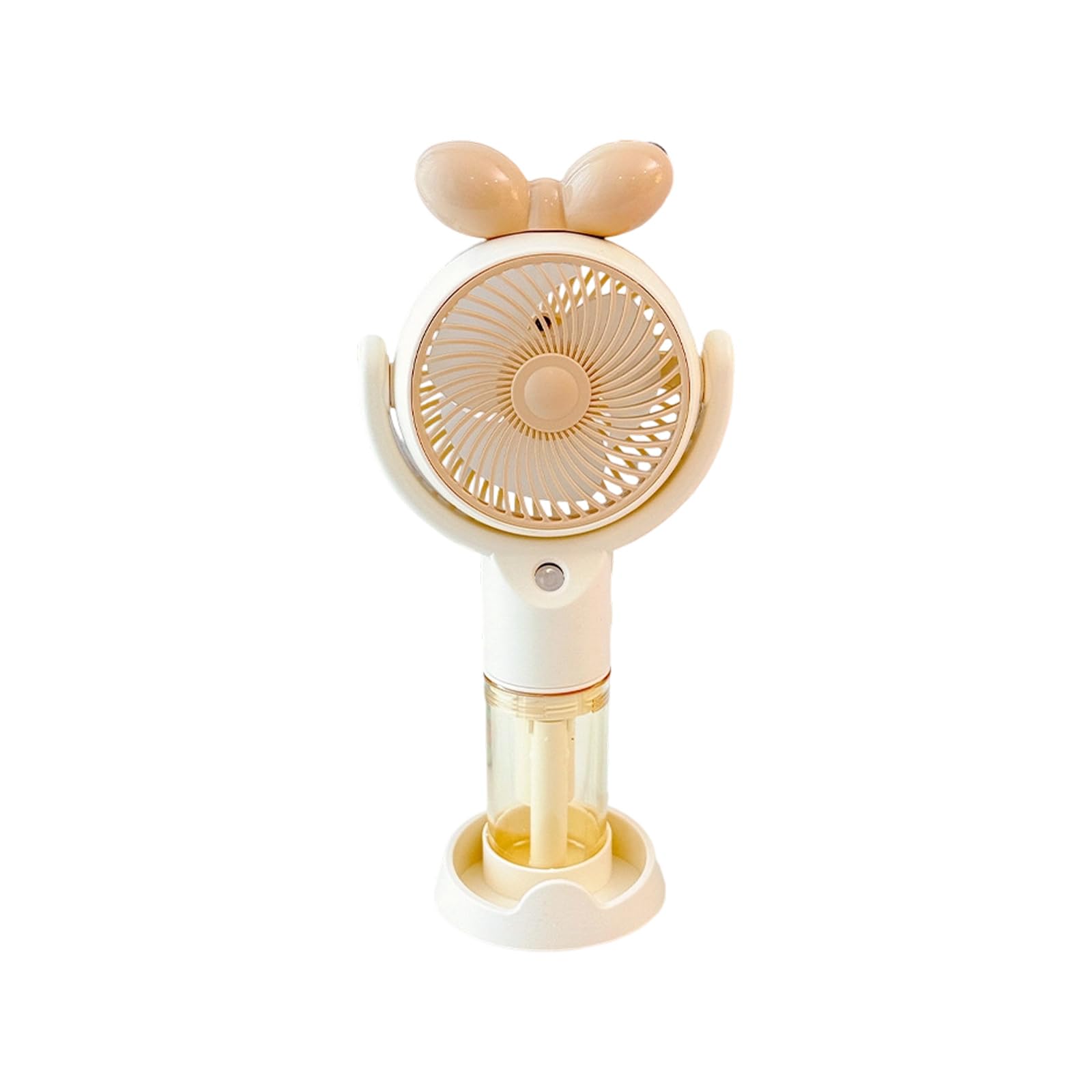 Jazuaiao Misting Fan Portable, Rechargeable with Sprayer, 3 Speed for Makeup Travel Camping Handheld Fan