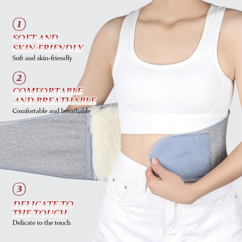 Cinturón lumbar reutilizable Beavorty para soporte y calor miniatura 5