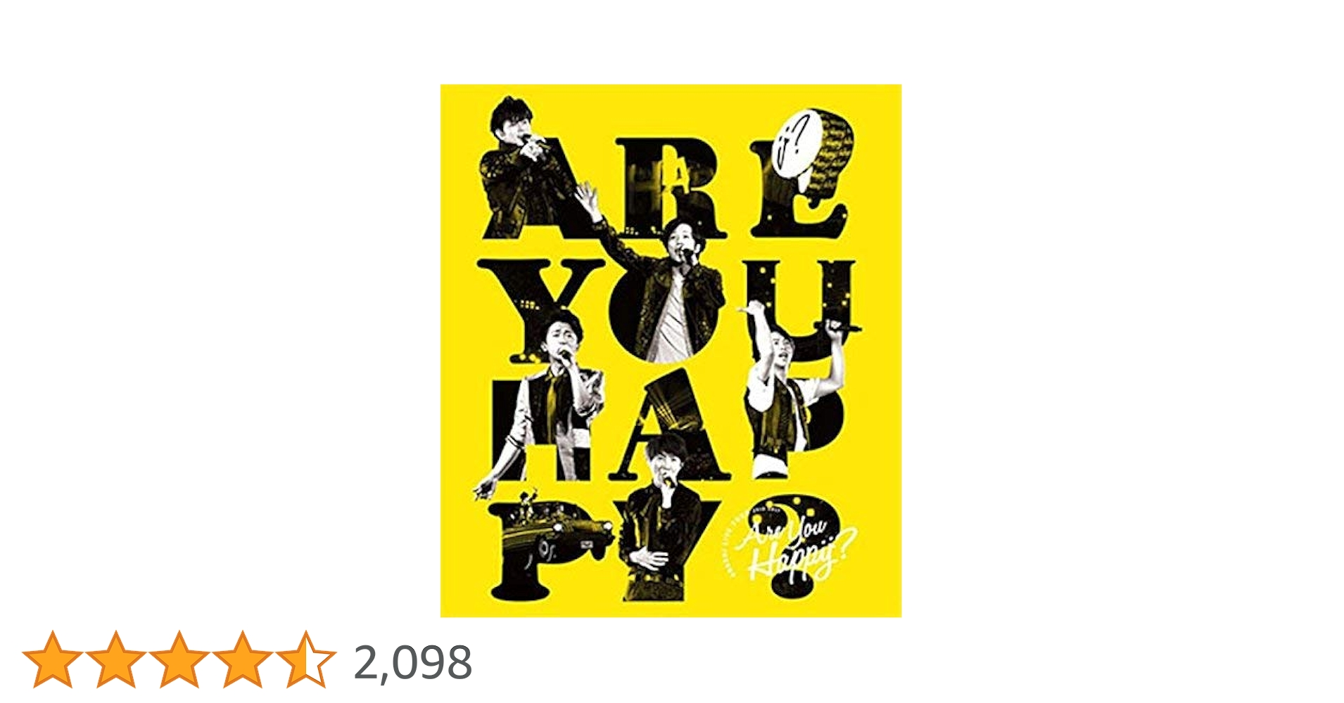 Amazon.co.jp: ARASHI LIVE TOUR 2016-2017 Are You Happy?(通常盤