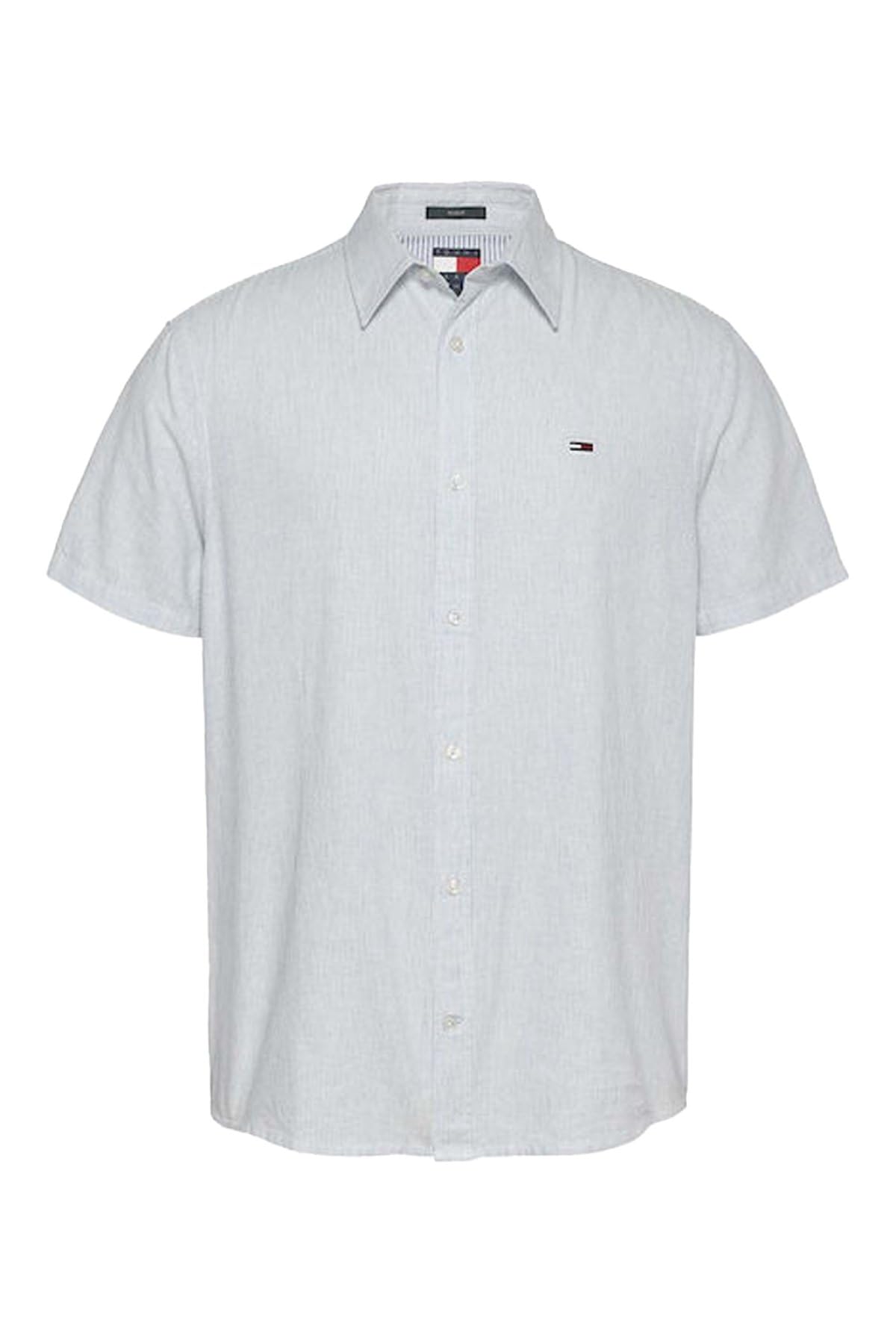 Tommy Hilfiger TJM REG LINEN BLEND STP SS SHIRT Gömlek Erkek