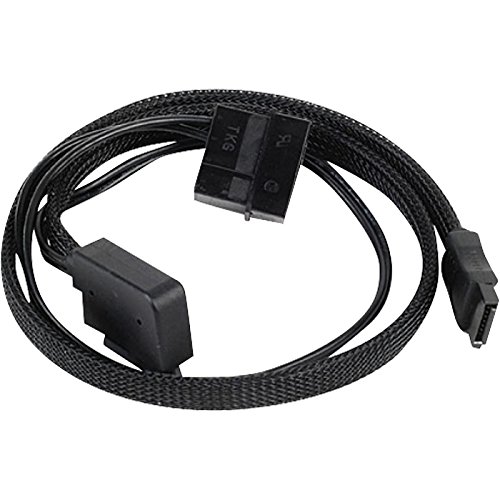 Câble adaptateur SATA SilverStone SST-CP10 incliné 90° pour boîtier PC très compact