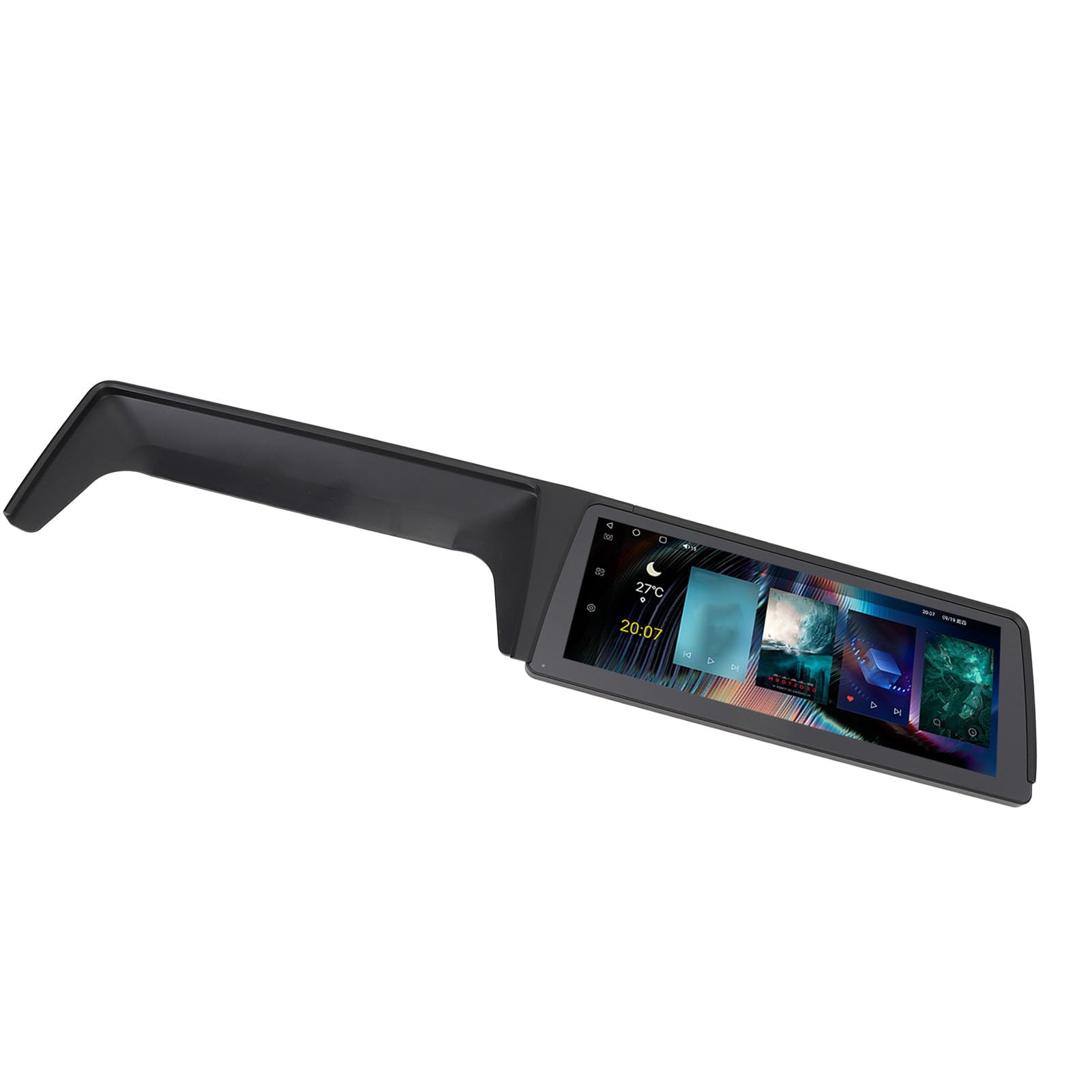 Schermo di intrattenimento per auto Android 13 2K Display da 12,3 pollici WiFi Bluetooth Car Dash Stereo Touchscreen per Serie 5 2021 2022 2023