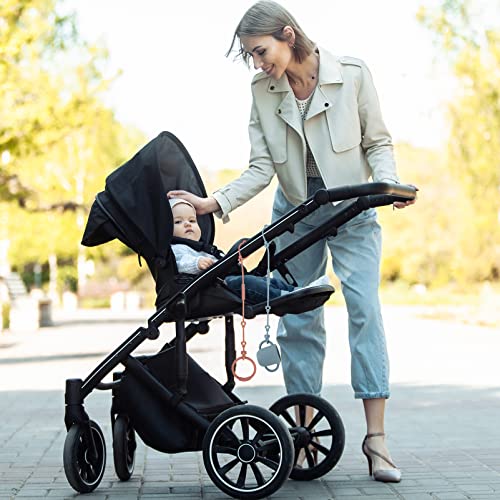 REOEWE Cup Catcher,Sicherheitsgurte Für Spielzeug, Trinkbecher Halteriemen Für Kinderwagen Hochstuhl Autositz Fechten, Aus Lebensmittelqualität Silikon, BPA-frei, 4er-Pack