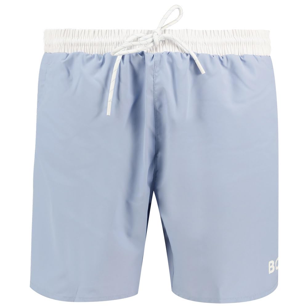 BOSS Mens Swim Shorts Pastel Blue XXL
