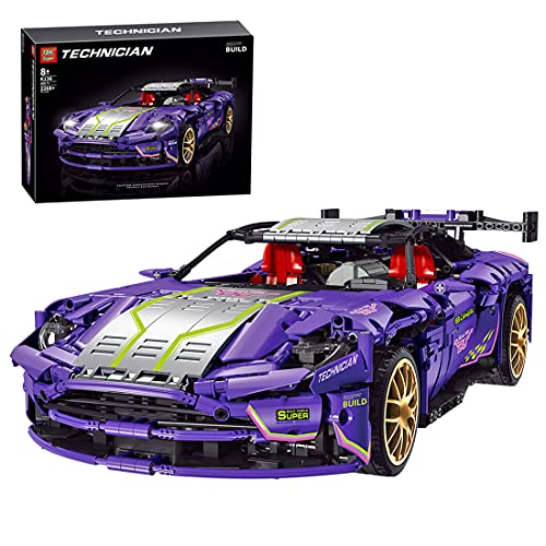 Mocdiy Technic Sportwagen für Aston Martin DB11, Sammlerstück, Superauto, Modellbausatz, 2268 + Teile, Bausteine…