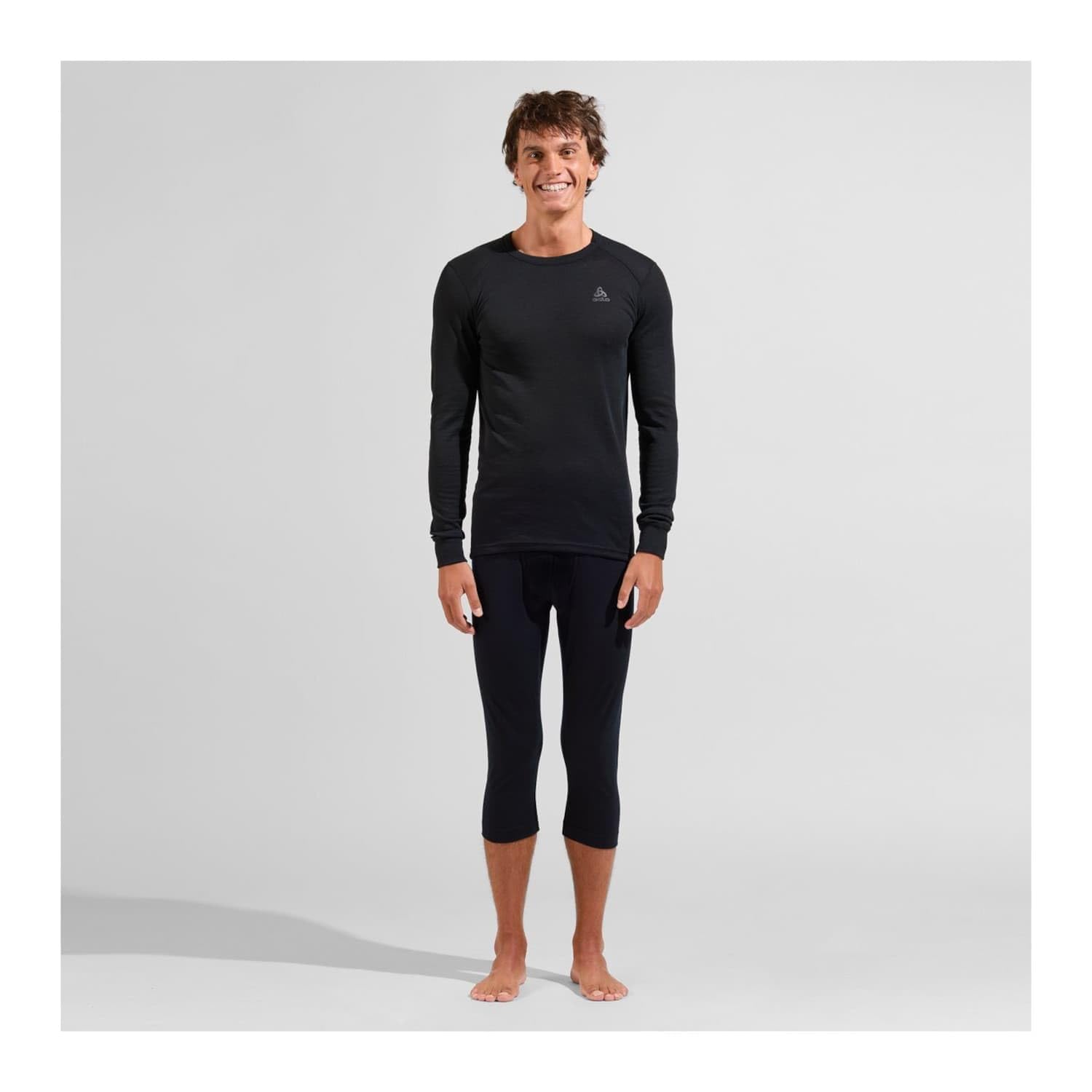 Odlo Herren Merino 200 3/4 Hose Funktionsunterwäsche