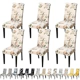 JQinHome Pattern Chair Covers Set of 6