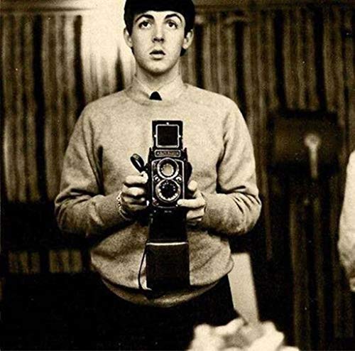 Poster Affiche Paul McCartney Cliché Ancien Rare Autoportrait Image Retro