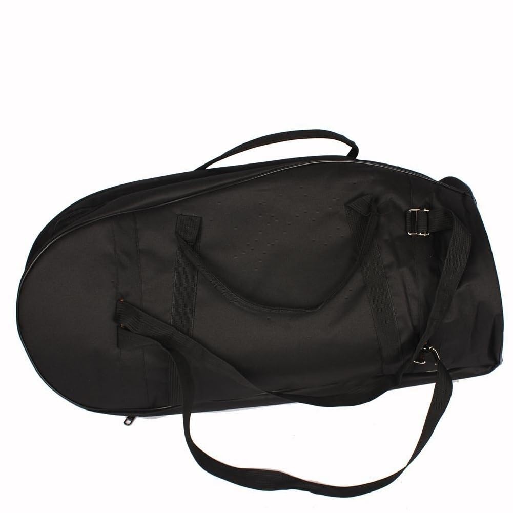 Bolsa de bombardino profesional, bolsa de caja portátil gruesa, llave vertical, bombardino, cuerno tenor, caja de barítono, accesorios para instrumentos de viento