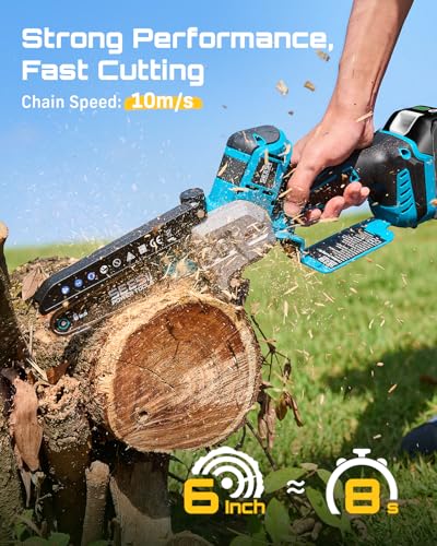 SEESII Brushless 6 Inch Chainsaw