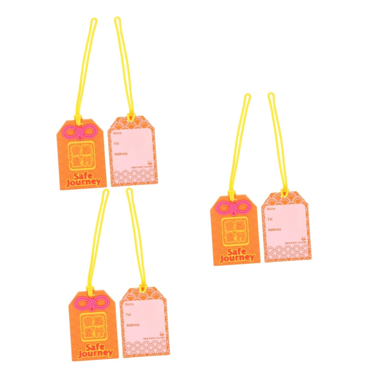 PACKOVE 3 Set Di Etichette Per Borse Etichette Identificative Per Bagagli Personalizzate Per Valigie Per Viaggi E Viaggi Daffari 2 Pezzi*3