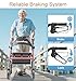 Soundfuse Rollator Walkers for Seniors with Seat, Foldable Lightweight Rolling Walker with 8