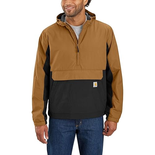 Carhartt mens Rain Defender Loose Fit Lightweight Packable Anorak