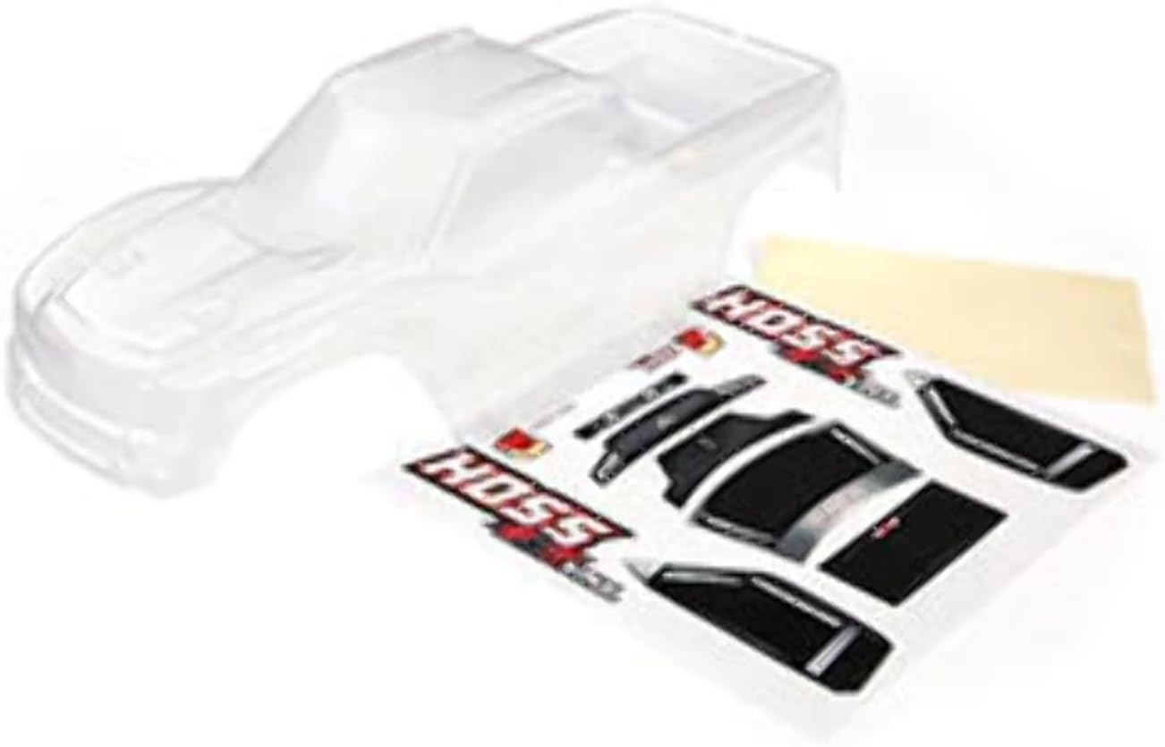 Traxxas 9011 - Hoss VXL 4X4 Body, Clear & Decals