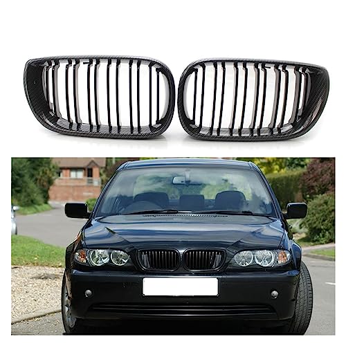 Rejilla de parachoques delantero E46 Touring 2002-2005 en acabado negro brillante. 2