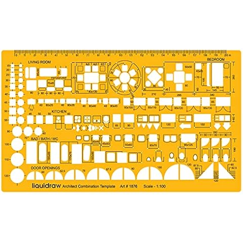 Liquidraw Architectural Scale Ruler Template Cover