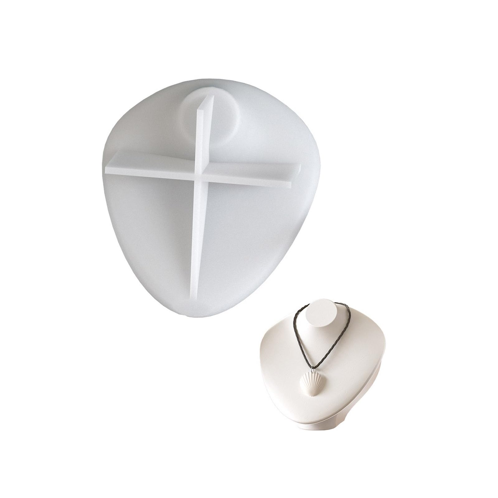 Qsvbeeqj C Silicone Rafting For Necklace Holders Aromatherapys Decorations Resin Asting Jewelry Displays Silicone Jewelry