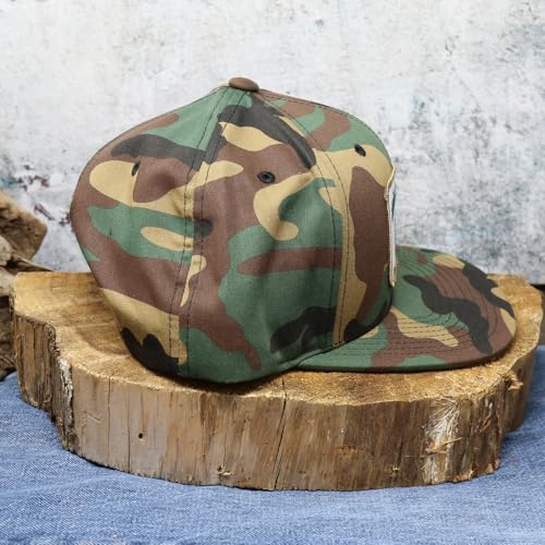 Image of WHISKEY BENT HAT CO. Green Head Adjustable Snapback Outdoor Lifestyle Duck Hat