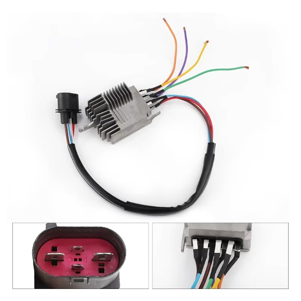 Rezystor silnika dmuchawy do Audi A4 B6 B7/A6 C5 Allroad C6, regulator dmuchawy seryjny regulator rezystancji rezystor dmuchawy 8E0959501G 8E0959501K 8E0959501AB 8E0959501K