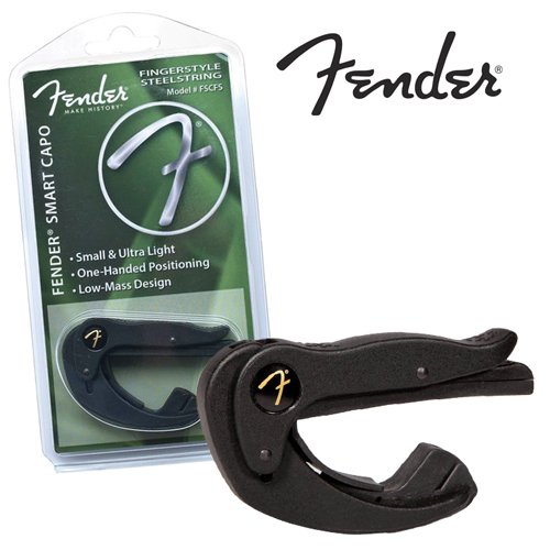 Fender Smart Capo Electric Guitar Strap - Fingerstyle