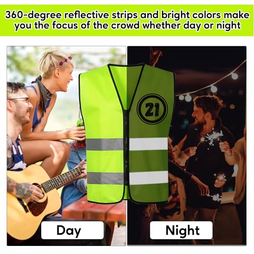 21st Birthday Gifts for Him and Her, 21st Birthday Decorations for Men and Women, 21 Year Old Unique Gifts for Women Men, Personalised Gifts Ideas for Men Birthday Present Funny Guest Book Vest4