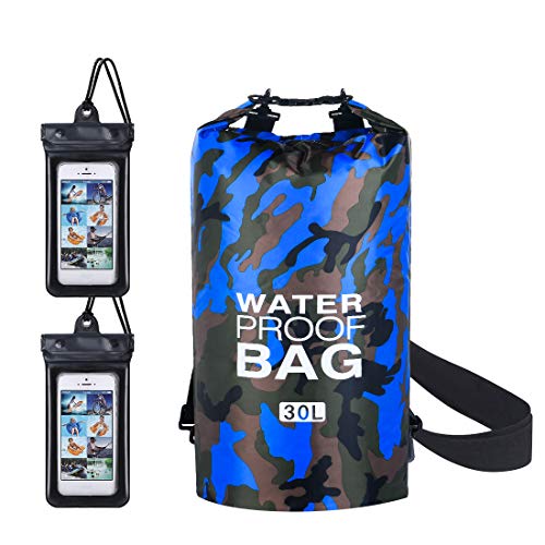 Flintronic   Bolsa Impermeable  30L Mochila IP66  para Canoa Kayak Barco Camping Natación