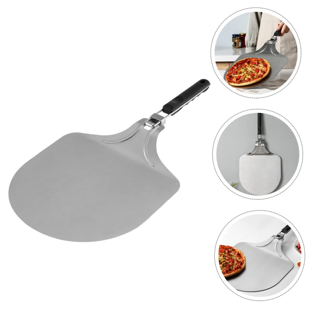 Pelle Acier Inoxydable Spatule De Transfert Pour Pizza Gâteaux Et Pâtisseries Outil De Cuisine Pratique Pour Maison Et Restaurant