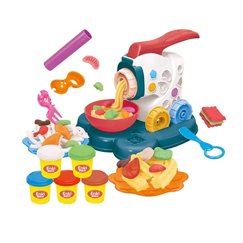 Toy Rush Multi-Functional DIY Noodle Machine, Pasta Machine Clay Dough Play Set 23 Pcs Comes with 5 Colored Clay Box and Many Moulds, Kitchen Pretend Play Gift for Girls and Boys (B0D9HVB765) Amazon Price History, Amazon Price Tracker